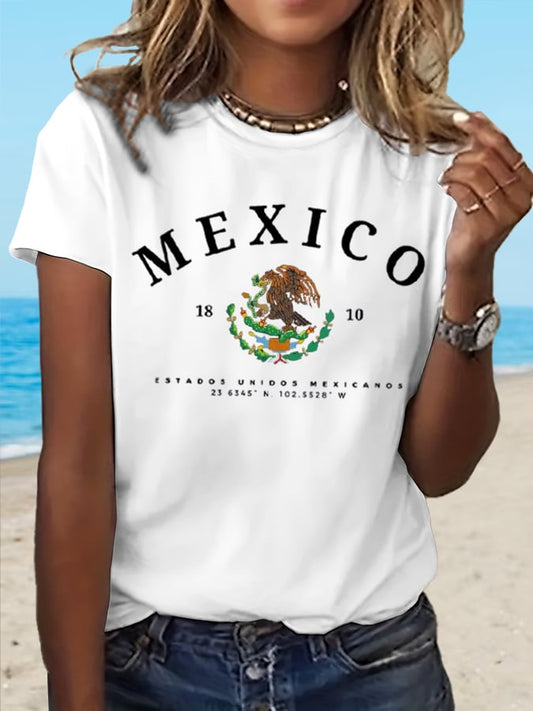 Women's Mexico Print T-Shirt