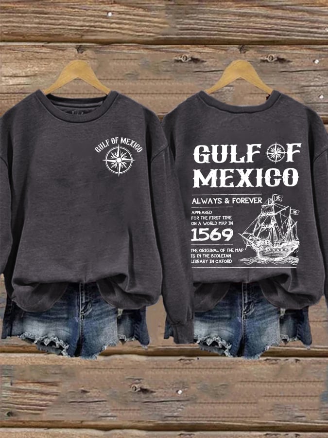 Women's Gulf Of Mexico Printed Sweatshirt