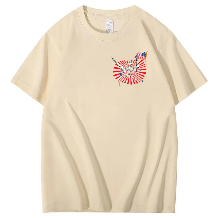 WTF It's A Klometer Pattern Print 100%Cotton T-Shirt