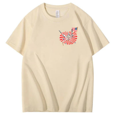 WTF It's A Klometer Pattern Print 100%Cotton T-Shirt