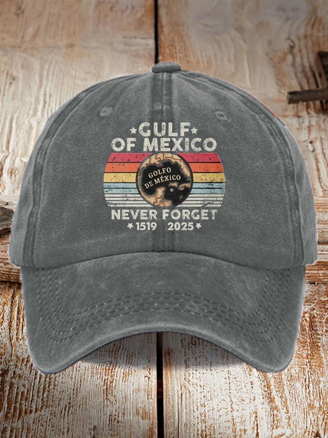 Unisex Forever Gulf of Mexico 1519-2025 Print Baseball Cap