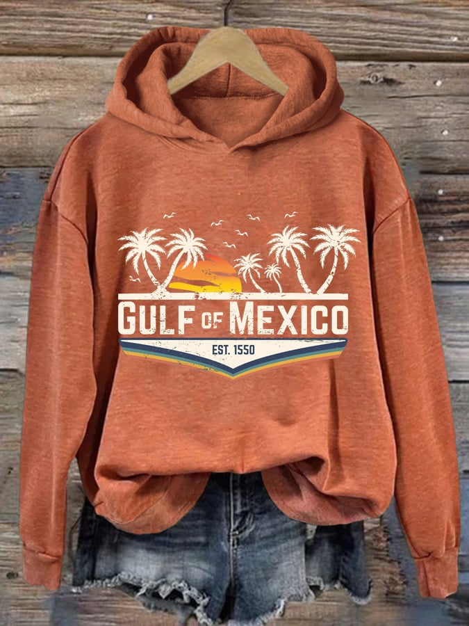 Women's Gulf Of Mexico Printed Sweatshirt