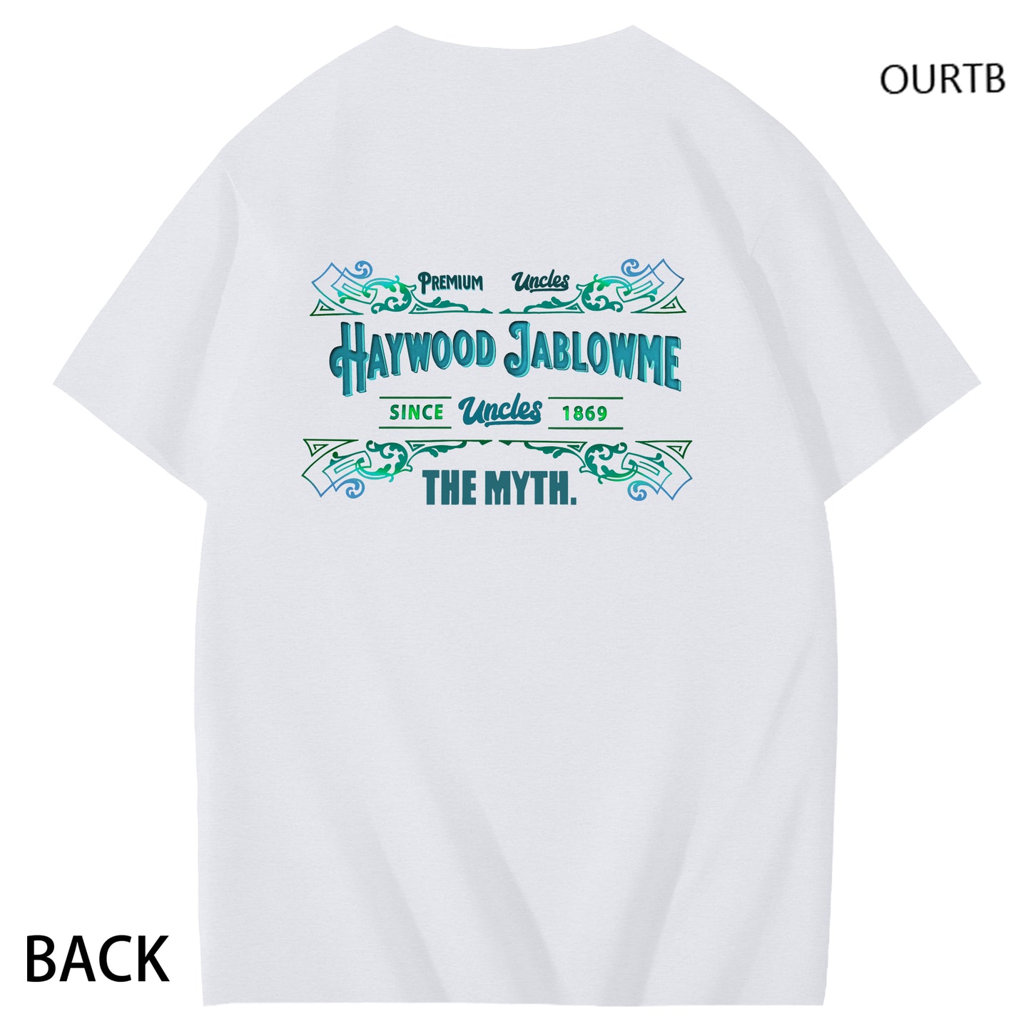 Premium Uncles Haywood Jablowme Since 1869 Uncles The Math Funny Adult Art Pattern Print T-Shirt
