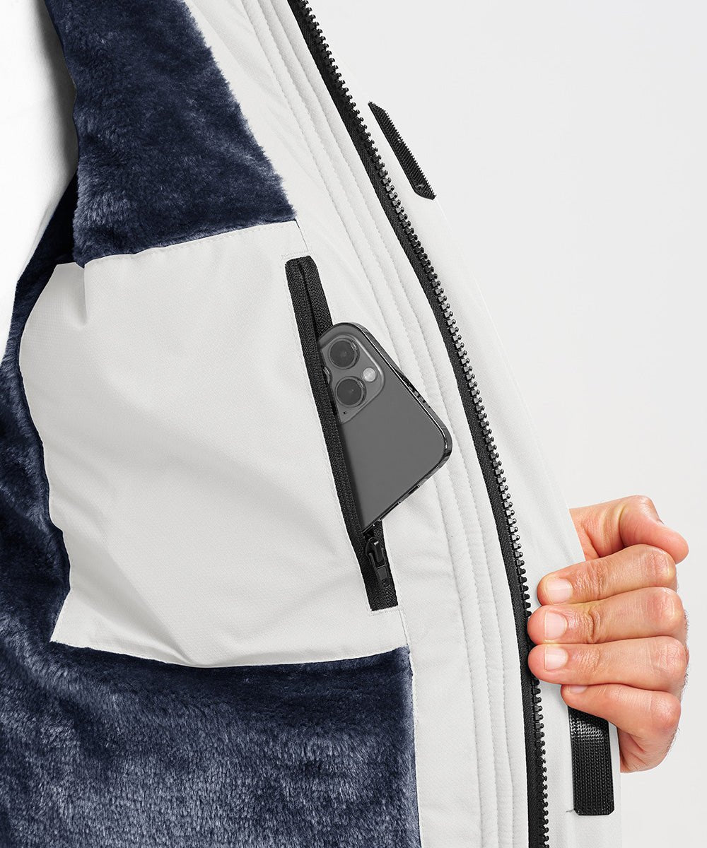 Men's Water Resistant Skiing Windbreaker Hooded Jacket