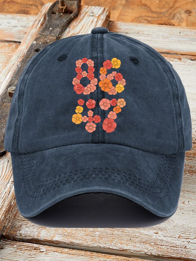 Floral 8647 Printed Baseball Cap