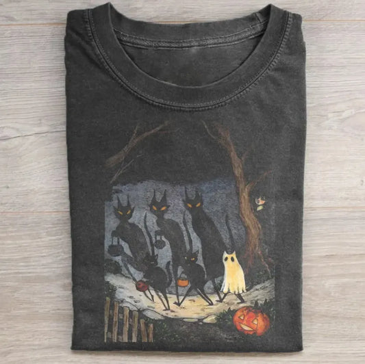 Black cat halloween T-Shirt/Sweatshirt