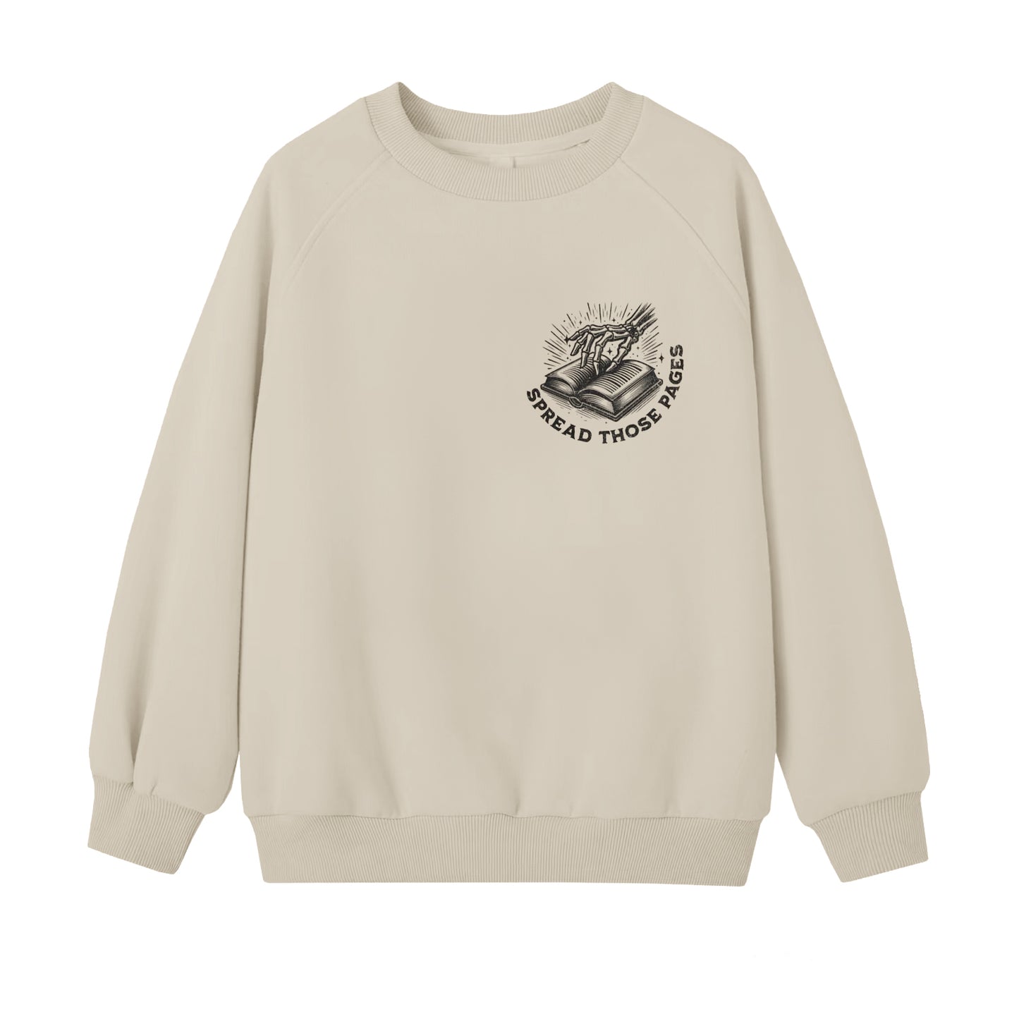 Women's Better Bent Over A Book Smut Reader Art Pattern Print Sweatshirt