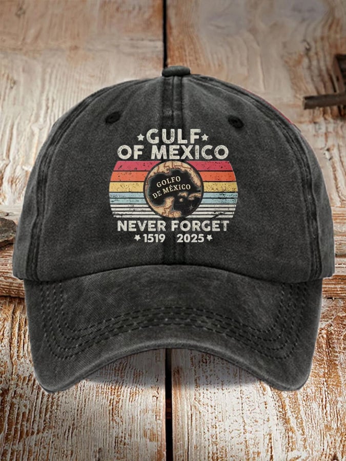 Unisex Forever Gulf of Mexico 1519-2025 Print Baseball Cap