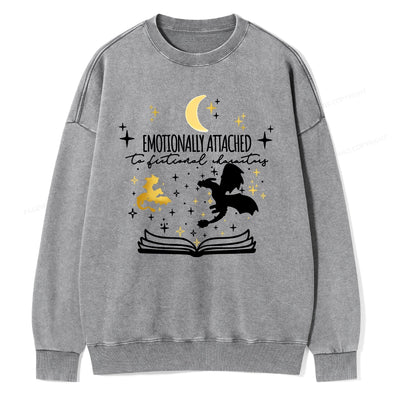 Fourth Wing Dragon Rider Unisex Washed Sweatshirt