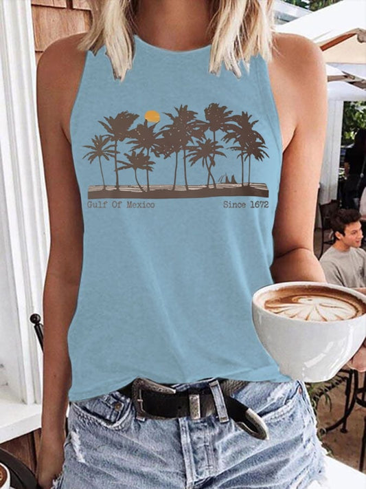 Women's Gulf of Mexico Est 1672 Print Vest