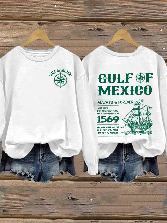 Women's Gulf Of Mexico Printed Sweatshirt