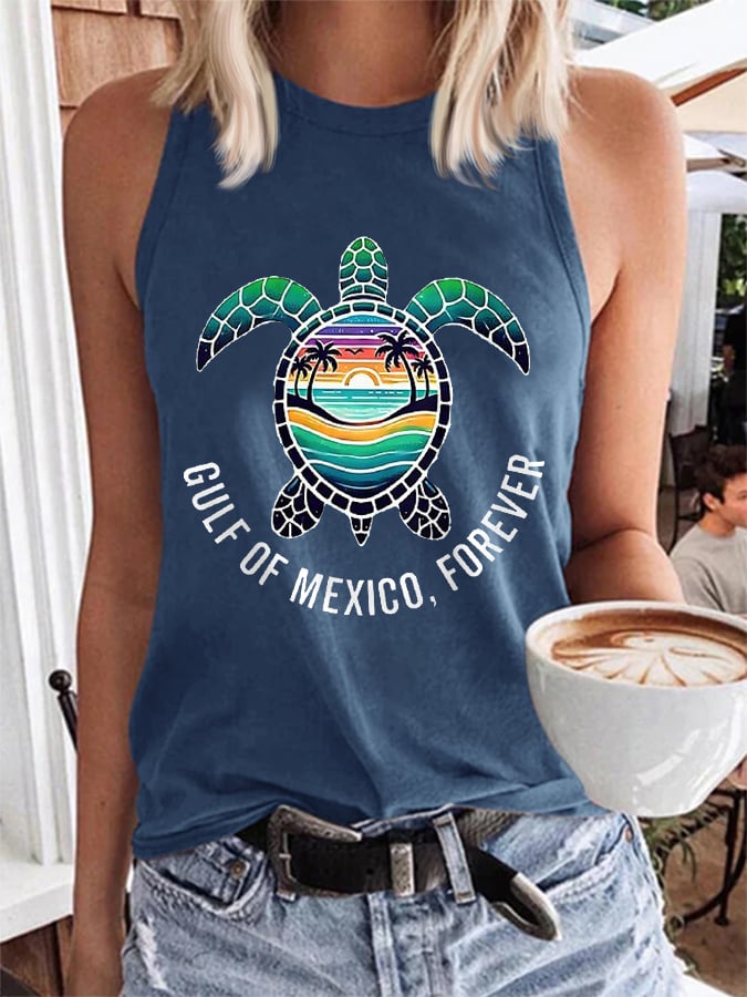Women's Gulf Of Mexico Forever Sea Turtle Vest