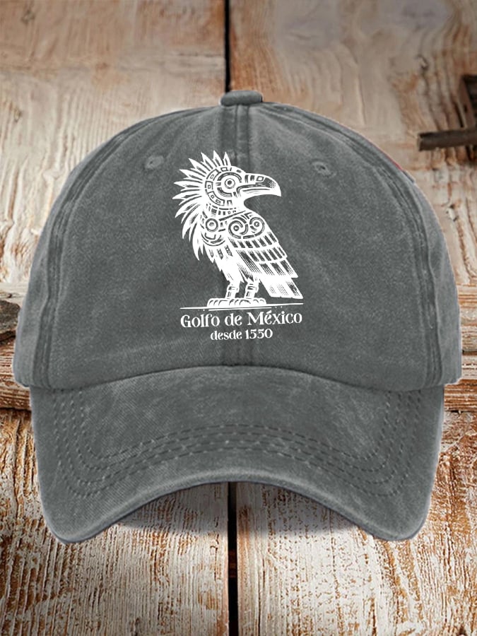 Unisex Gulf of Mexico Print Baseball Cap