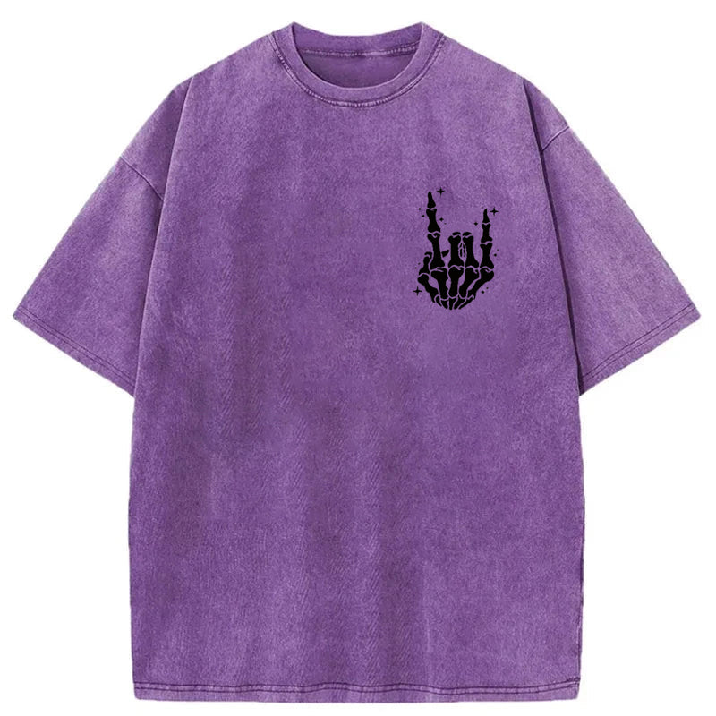 Just A Dad Who Always Came Back With The Milk Washed T-Shirt