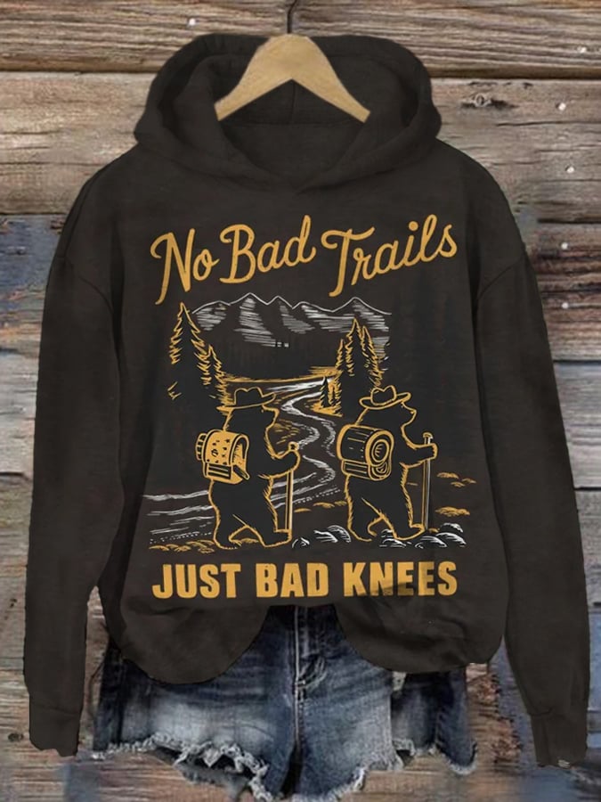 Women's Fun Hiking Print Sweatshirt