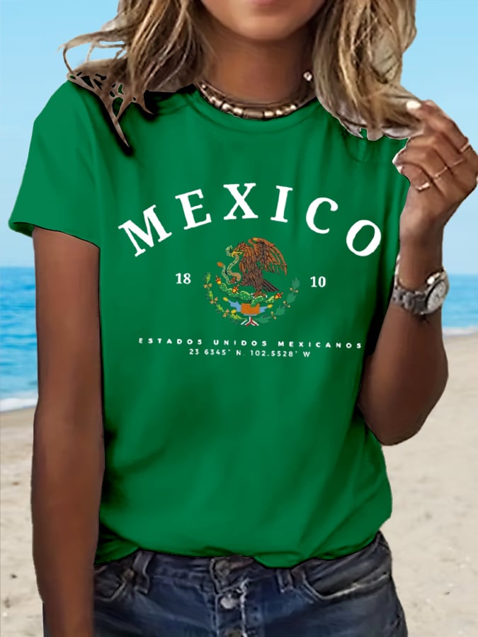 Women's Mexico Print T-Shirt