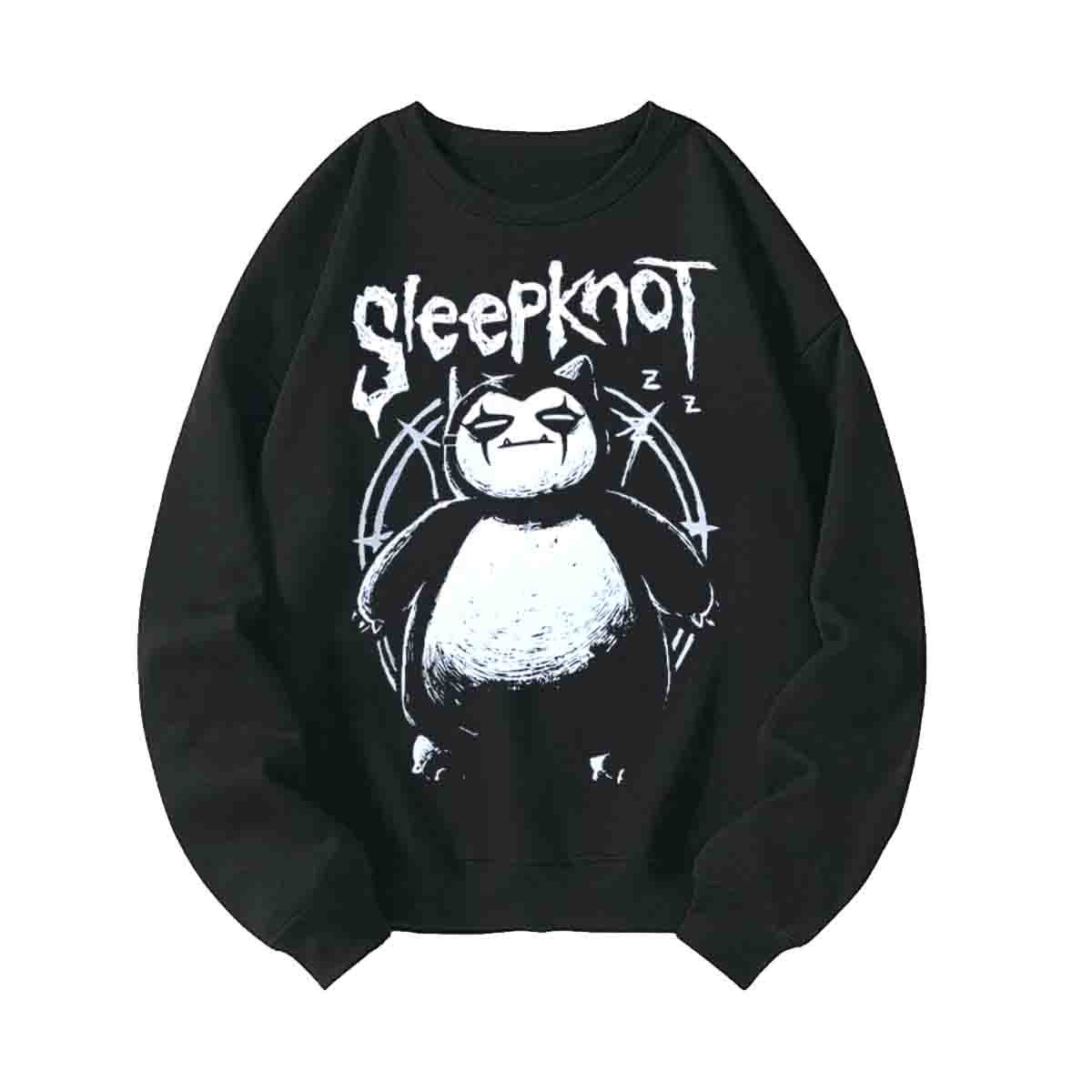 Sleepknot Pattern Printed Casual Sweatshirt