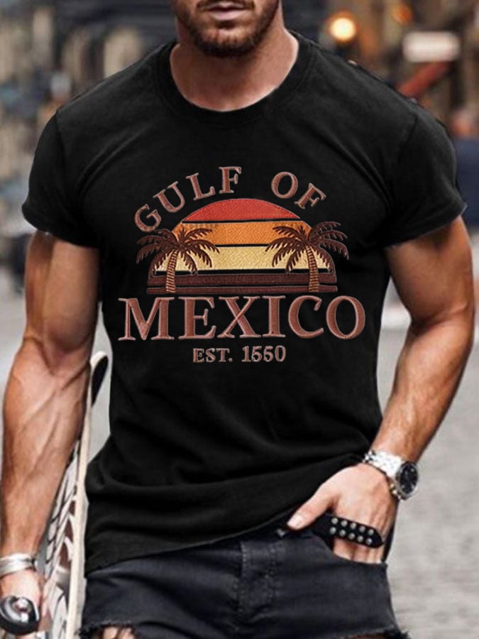 Men's Gulf of Mexico 1550 Print Short Sleeve T-shirt