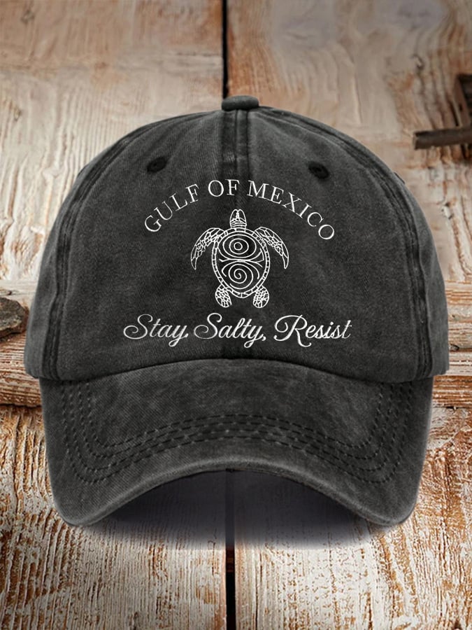 Gulf Of Mexico Print Baseball Cap