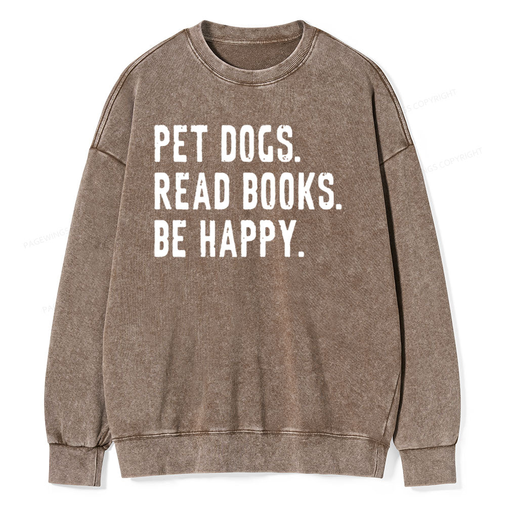 Book Sweatshirt, Book Lover Gift Unisex Washed Sweatshirt