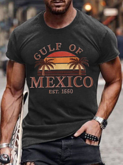Men's Gulf of Mexico 1550 Print Short Sleeve T-shirt