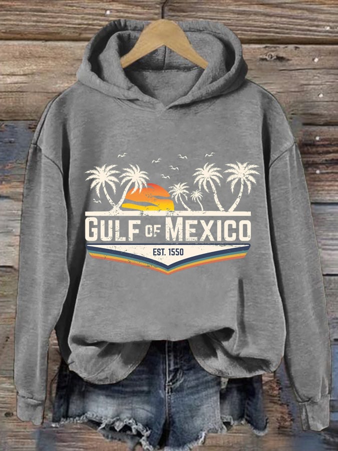 Women's Gulf Of Mexico Printed Sweatshirt