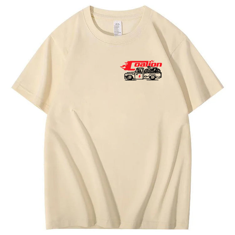 Dad's Garage Full Service If It's Broke We'll Fix It Printed Men's T-shirt