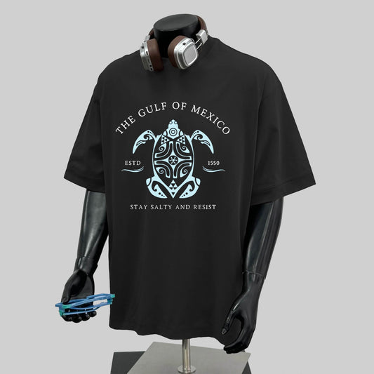 Gulf Of Mexico Art Pattern Print T-Shirt