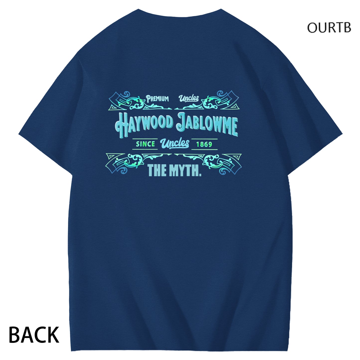 Premium Uncles Haywood Jablowme Since 1869 Uncles The Math Funny Adult Art Pattern Print T-Shirt