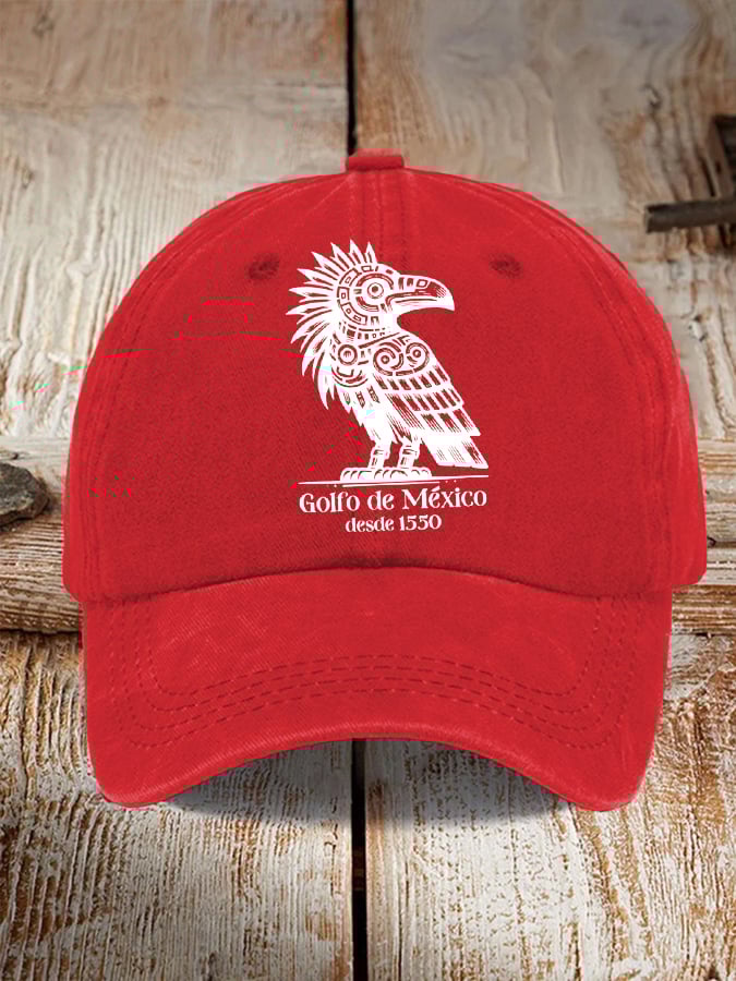 Unisex Gulf of Mexico Print Baseball Cap