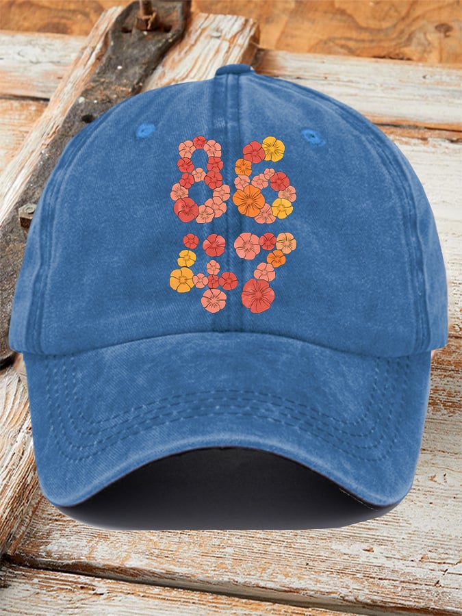 Floral 8647 Printed Baseball Cap