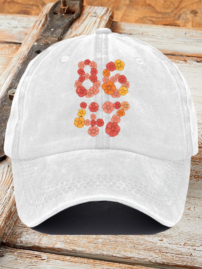 Floral 8647 Printed Baseball Cap