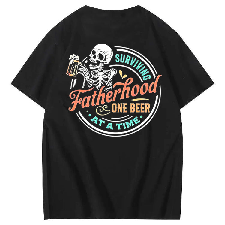 Surviving Fatherhood One Beer At A Time T-Shirt