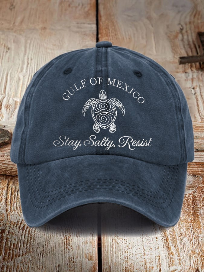 Gulf Of Mexico Print Baseball Cap
