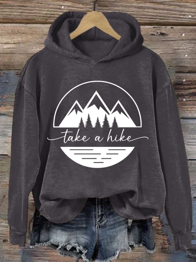 Women's Take A Hike Print Sweatshirt
