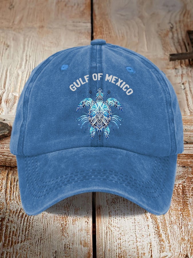 Unisex Gulf Of Mexico Print Hat