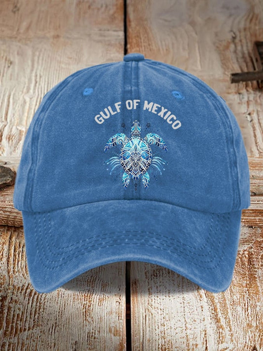 Unisex Gulf Of Mexico Print Hat