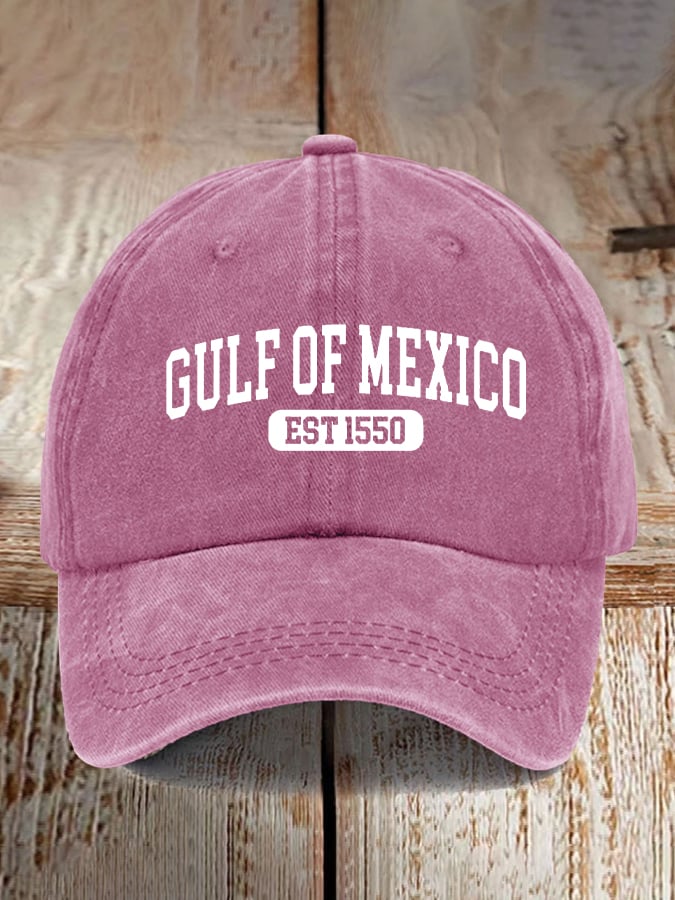 Gulf Of Mexico Printed Casual Baseball Cap