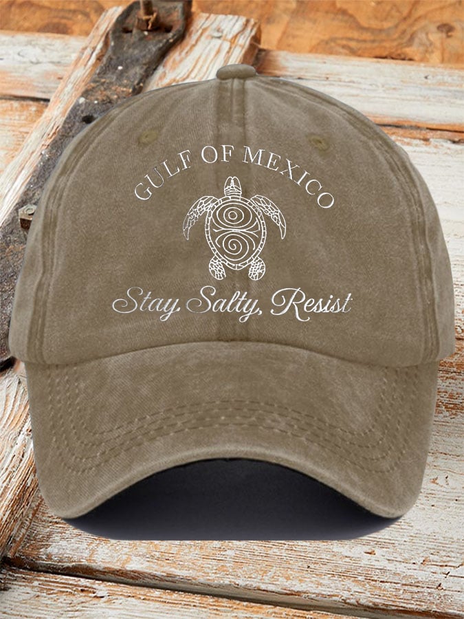 Gulf Of Mexico Print Baseball Cap