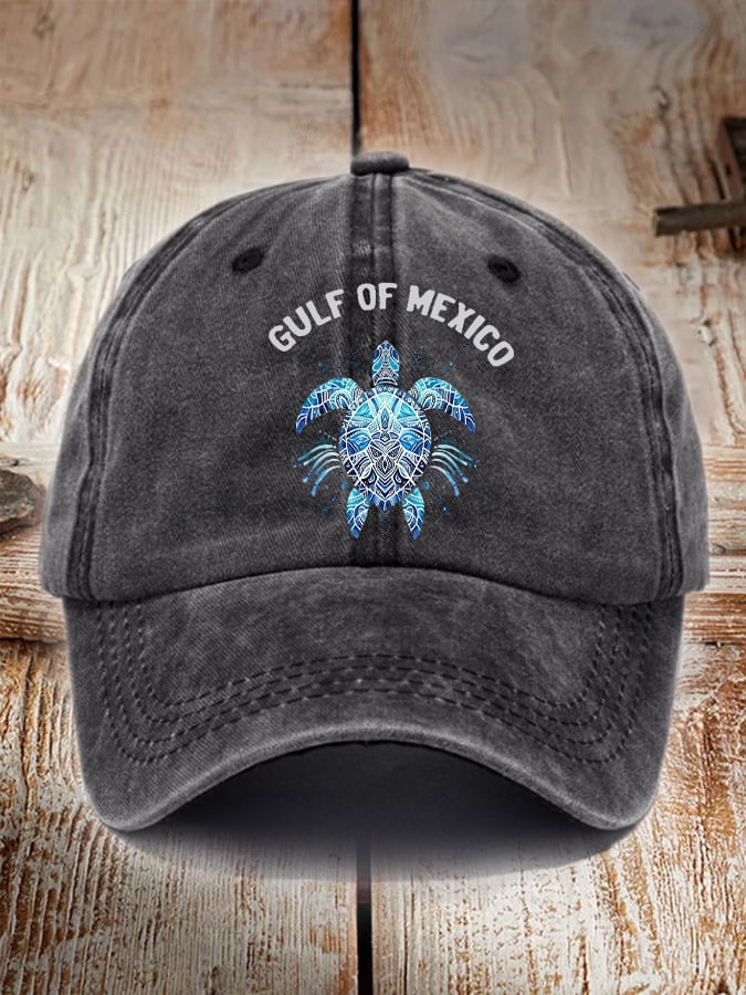 Unisex Gulf Of Mexico Print Hat
