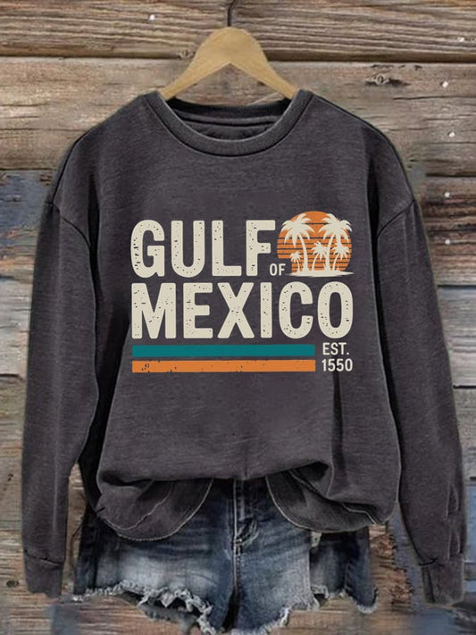 Women's Gulf Of Mexico Printed Sweatshirt