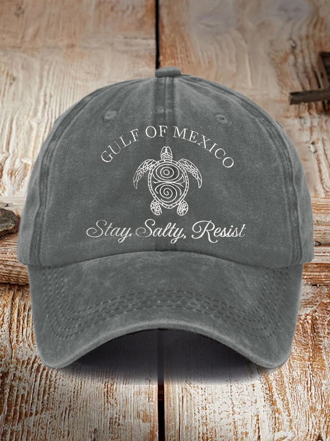 Gulf Of Mexico Print Baseball Cap
