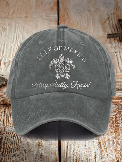 Gulf Of Mexico Print Baseball Cap
