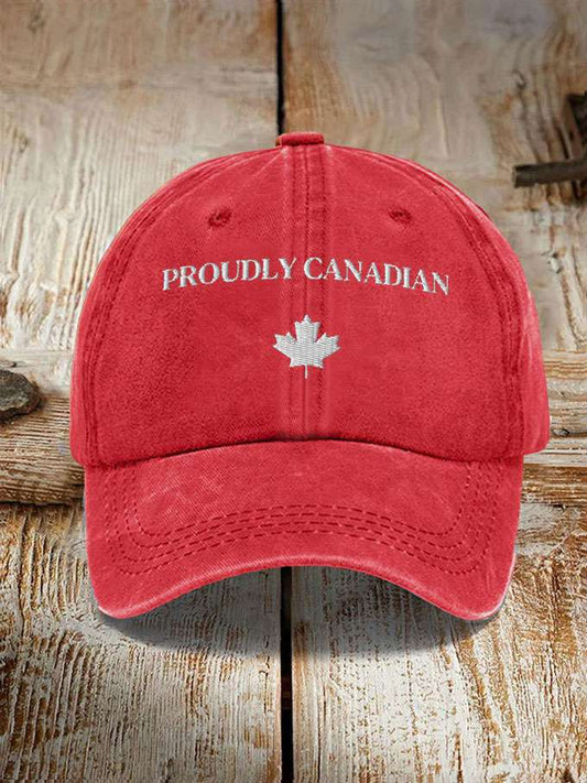 Unisex Canada  Proudly Candadian Printed Hat