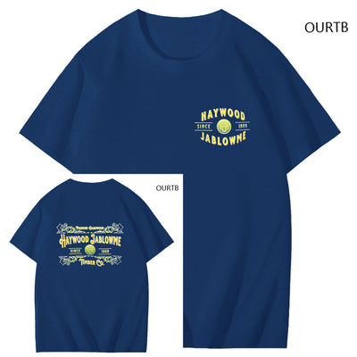 Haywood Since 1869 Jablowme Timber Co Art Pattern Print T-Shirt