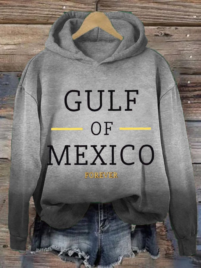 Women's Forever Gulf of Mexico Print Casual Sweatshirt