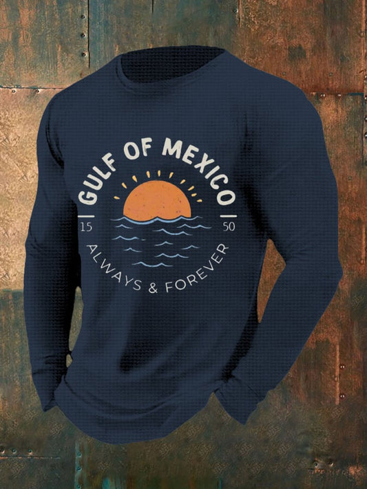 Men's Gulf of Mexico 1550 Forever Print Long Sleeve Top