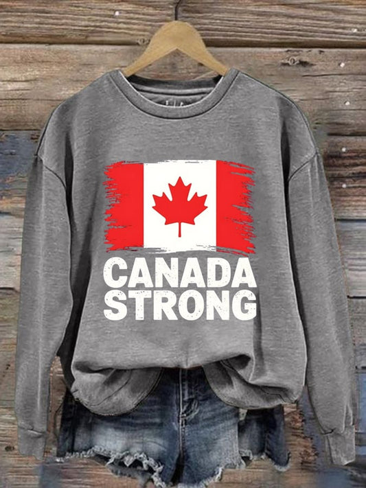 Women's Canada Printed Sweatshirt