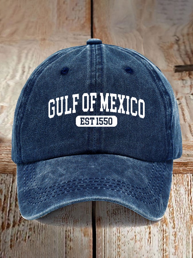 Gulf Of Mexico Printed Casual Baseball Cap