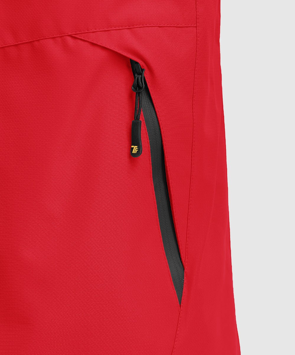 Men's Water Resistant Skiing Windbreaker Hooded Jacket